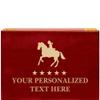 Crown Awards Equestrian Horse Rosewood Humidor Gift, Customize with Your Own Text Engraving view 1