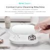 EraClean Contact Lens Cleaner Machine, Ultrasonic Contact Lens Cleaner with Magnetic USB Charger, Small & Portable, Fit Disposal Soft Lens, Contact Lens (White) view 2