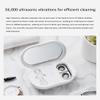 EraClean Contact Lens Cleaner Machine, Ultrasonic Contact Lens Cleaner with Magnetic USB Charger, Small & Portable, Fit Disposal Soft Lens, Contact Lens (White) view 3