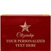 Crown Awards Citizenship Rosewood Humidor Gift, Customize with Your Own Text Engraving view 1