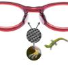 Setex Gecko Grip 1mm Anti Slip Eyeglass Nose Pads, (5 Clear Pair) USA Made, 2500 Innovative Microstructured Fibers per Nose Pad, 1mm x 7mm x 16mm view 4