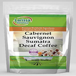 Cabernet Sauvignon Sumatra Decaf Coffee (Gourmet, Naturally Flavored, Whole Coffee Beans) (8 oz, ZIN: 548235)