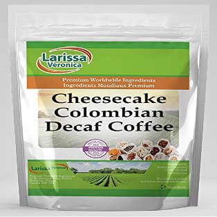 Cheesecake Colombian Decaf Coffee (Gourmet, Naturally Flavored, Whole Coffee Beans) (8 oz, ZIN: 549009)