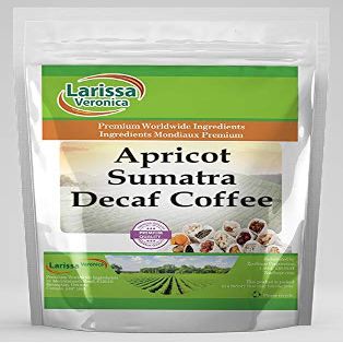 Apricot Sumatra Decaf Coffee (Gourmet, Naturally Flavored, Whole Coffee Beans) (8 oz, ZIN: 546727)