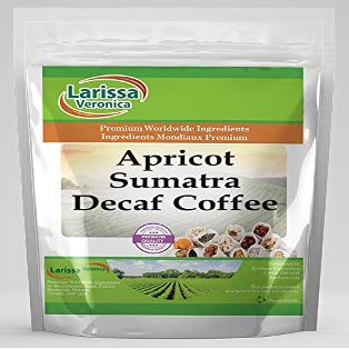 Apricot Sumatra Decaf Coffee (Gourmet, Naturally Flavored, Whole Coffee Beans) (8 oz, ZIN: 546727)