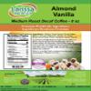 Almond Vanilla Medium Roast Decaf Coffee (Gourmet, Naturally Flavored, Whole Coffee Beans) (8 oz, ZIN: 546400) view 2