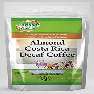 Almond Costa Rica Decaf Coffee (Gourmet, Naturally Flavored, Whole Coffee Beans) (4 oz, ZIN: 546368) - 2 Pack
