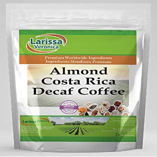 Almond Costa Rica Decaf Coffee (Gourmet, Naturally Flavored, Whole Coffee Beans) (4 oz, ZIN: 546368) - 2 Pack