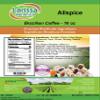 Allspice Brazilian Coffee (Gourmet, Naturally Flavored, Whole Coffee Beans) (16 oz, ZIN: 546220) - 3 Pack view 2