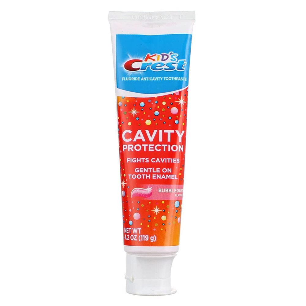 Crest Kid's Toothpaste Cavity Protection Gel Formula, Bubblegum, 4.2 Ounce - 2 Pack