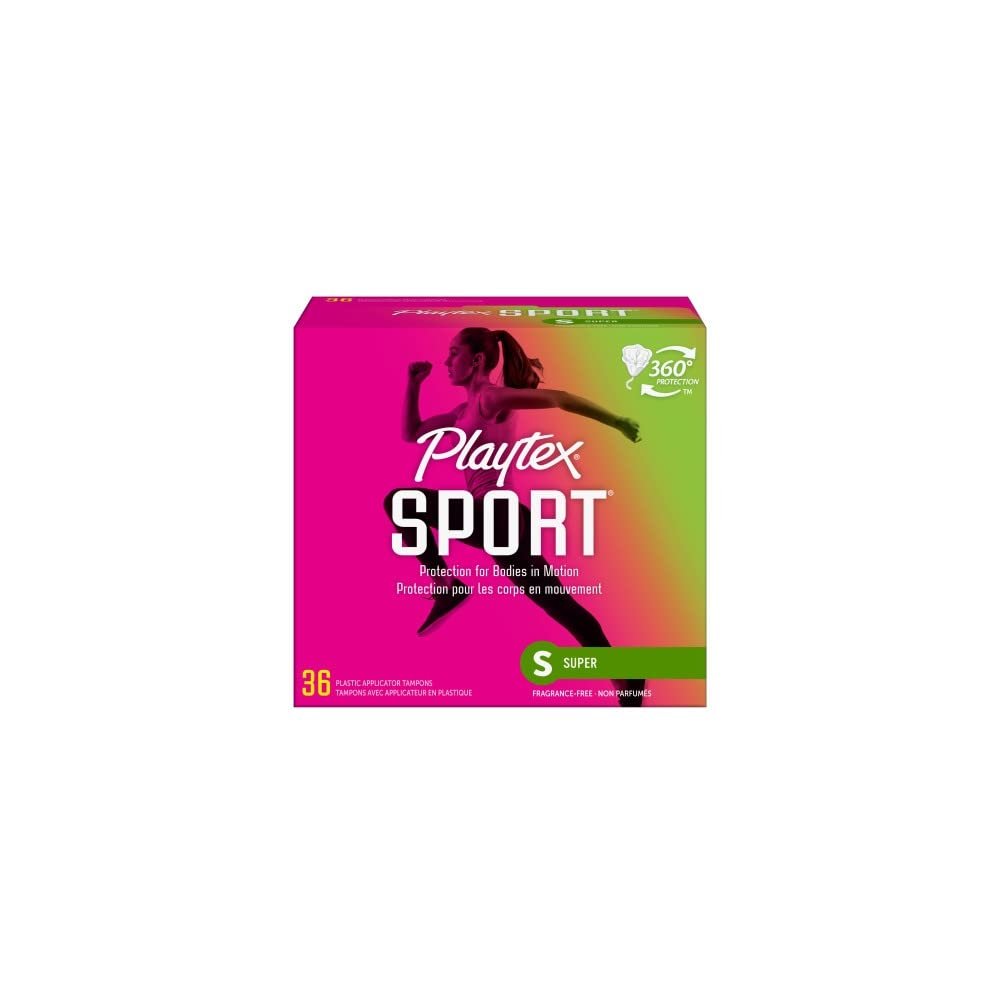 Playex Sport Tampons, Super (Pack of 12)