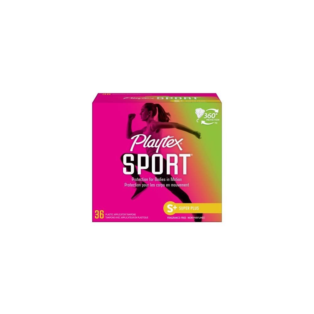 Playex Sport Tampons, Super (Pack of 4)