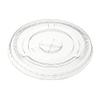 Foodservice Flat Plastic Lid with Straw Slot - 1000 / CS view 1