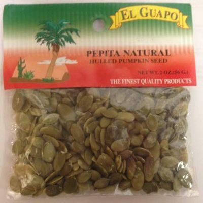 El Guapo Pumpkin Seeds Hulled, 2 Oz (Pack of 6)