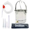 Smokitcen Coffee Enema Bucket Kit Stainless Steel 2 Quart Capacity for Cleansing Detox Enemas view 1