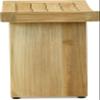 18" Asia-Raw Teak Shower Bench view 3