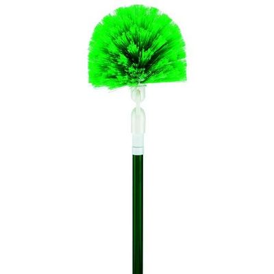 Libman 8" Swivel Duster 1PK - Green Microfiber Head - Soft Plastic Handle - Cleaning Dusters
