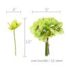 Lily Garden 24 Stems Real Touch Cymbidiums Orchid Bundle (Magenta) view 2