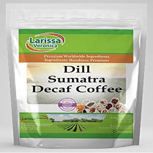 Dill Sumatra Decaf Coffee (Gourmet, Naturally Flavored, Whole Coffee Beans) (8 oz, ZIN: 551147)
