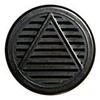 3 Pack Cuban Crafters Accessories Small Cigar Humidifier Round Black Puck 2.2 Inches Diameter and 1 Inch Height view 2