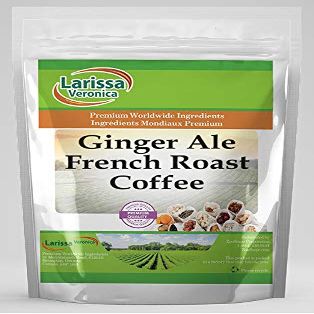 Ginger Ale French Roast Coffee (Gourmet, Naturally Flavored, Whole Coffee Beans) (4 oz, ZIN: 551905)