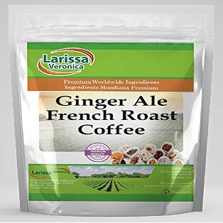 Ginger Ale French Roast Coffee (Gourmet, Naturally Flavored, Whole Coffee Beans) (4 oz, ZIN: 551905)