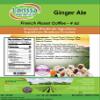 Ginger Ale French Roast Coffee (Gourmet, Naturally Flavored, Whole Coffee Beans) (4 oz, ZIN: 551905) view 2