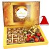 Ghasitaram Gifts Christmas Gifts Big Box of Sugarfree Figs and Dates Bites, Plum Cake and Christams Decor view 1