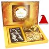 Ghasitaram Gifts Christmas Gifts Big Box of New Year Chocolate Bar, Plum Cake and Nutties view 1