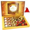 Ghasitaram Gifts Christmas Gifts Big Box of Christmas Sheen Chocolates, Plum Cake and Christmas Decor view 1