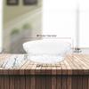 Smarty Had A Party 240 Elegant Disposable Plastic Bowls, 10 oz Heavy Duty Fancy Round Clear Salad and Soup Bowls, Party Dessert Set for Weddings, Christmas, and All Occasions view 3