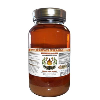 Hawaii Pharm LLC Espinheira Santa, Cancerosa (Maytenus Ilicifolia) Tincture Dried Leaf Liquid Extract, Espinheira Santa, Herbal Supplement 32 oz