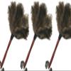 3-Pack Ostrich Feather Dusters, 14.5-inch with Wooden Handle for Gentle Cleaning (36 cm) view 1