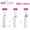 ONE-CARE Safety Pen Tips, 30G x 5mm, Box of 100 pcs view 3