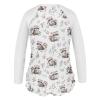 Gugusary Raccoon Baby Toddler Girl Long Sleeve Ruffle Swimsuit One Piece Zipper with UPF 50+ view 3