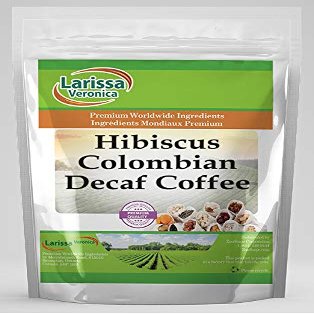 Hibiscus Colombian Decaf Coffee (Gourmet, Naturally Flavored, Whole Coffee Beans) (4 oz, ZIN: 552752) - 3 Pack