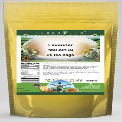 Lavender Yerba Mate Tea (25 tea bags, ZIN: 553513)