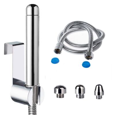 Shower Douche Enema Kit with Hook up, Colon Nozzle Cleaner System with 59 inch Shower Hose and 3 Heads for Men Women Cleaning