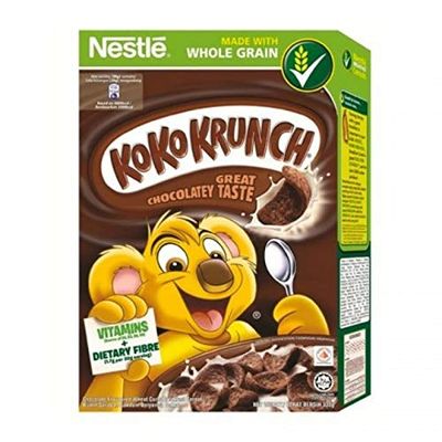 1 Box Nestle Koko Krunch Chocolate Wheat Curls Breakfast Cereal - 300g per Box - Malaysia Version 300g