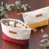  AT0008 Wrapping Pouch, Gusset, Plain, Atelier Wrapping, Yellow view 4