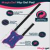 Magic Gel Hip Ice Pack Wrap - Reusable Cold Pack for Hip Bursitis, Hip Replacement Surgery and Hip Flexor Pain. Hip ice wrap for Inflammation, Swelling and Hip Pain Relief view 3