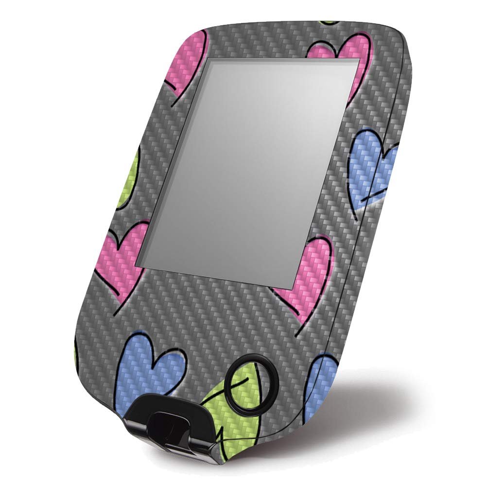 MightySkins Carbon Fiber Skin for Abbott Freestyle Libre 1 & 2 - Girly | Protective, Durable Textured Carbon Fiber Finish | Easy to Apply, Remove, and Change Styles | Made in The USA