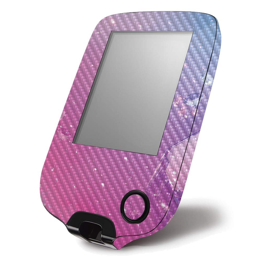 MightySkins Carbon Fiber Skin for Abbott Freestyle Libre 1 & 2 - Pink Diamond | Protective, Durable Textured Carbon Fiber Finish | Easy to Apply, Remove, and Change Styles | Made in The USA