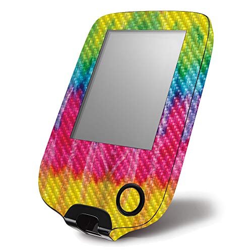 MightySkins Carbon Fiber Skin for Abbott Freestyle Libre 1 & 2 - Tie Dye 2 | Protective, Durable Textured Carbon Fiber Finish | Easy to Apply, Remove, and Change Styles | Made in The USA (CF-ABFRLI10D-Tie Dye 2)
