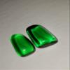 2pc Gaia Stone Medium Green Obsidian Tumbled & Polished Healing Crystal Gemstone Specimens from Washington, USA view 2