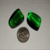 2pc Gaia Stone Medium Green Obsidian Tumbled & Polished Healing Crystal Gemstone Specimens from Washington, USA view 4