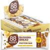 88 Acres Plant Based Seed Protein Bar | 9 Pack, Banana Bread | 12g of Plant Based Protein, Gluten Free, Nut Free, Non GMO, School Safe, No Palm Oil view 1