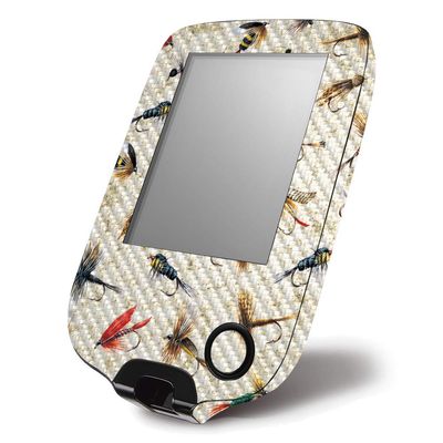 MightySkins Carbon Fiber Skin for Abbott Freestyle Libre 1 & 2 - Fishing Flies | Protective, Durable Textured Carbon Fiber Finish | Easy to Apply, Remove, and Change Styles | Made in The USA