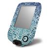 MightySkins Carbon Fiber Skin for Abbott Freestyle Libre 1 & 2 - Carved Blue | Protective, Durable Textured Carbon Fiber Finish | Easy to Apply, Remove, and Change Styles | Made in The USA view 1