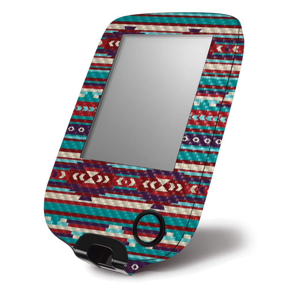 MightySkins Carbon Fiber Skin for Abbott Freestyle Libre 1 & 2 - Southwest Stripes | Protective, Durable Textured Carbon Fiber Finish | Easy to Apply, Remove, and Change Styles | Made in The USA